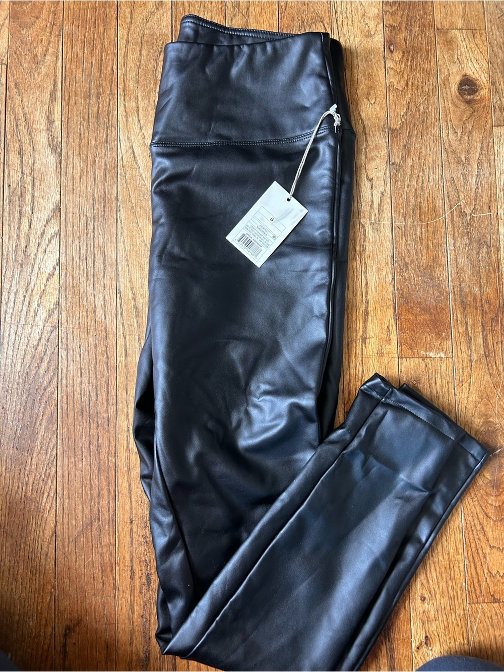A New Day Black Faux Leather Leggings